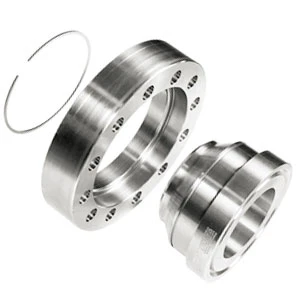 Monel K500 troellog danheddog gorffen fflans cylch troi